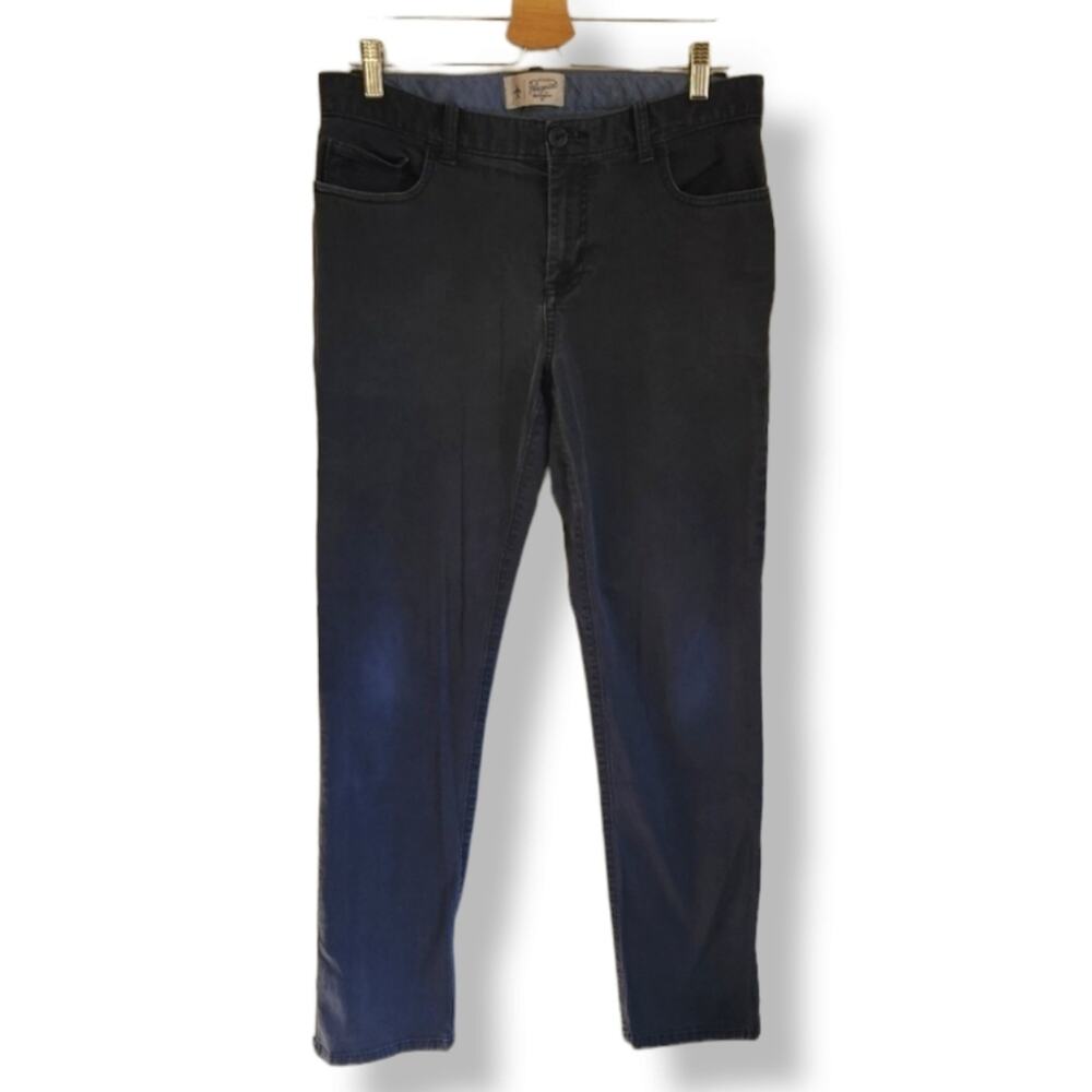 Step Up Your Style Game with Original Penguin Navy Blue Pants in Size 33x32